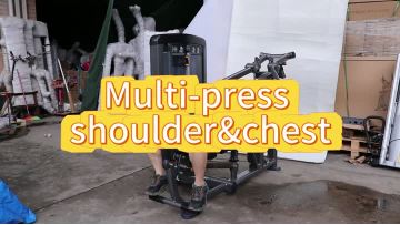 Multi-press shoulder and chest machine