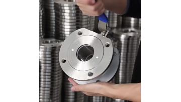 Stainless steel clamp type ball valve