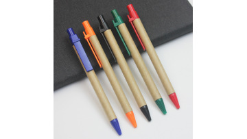 paper and plastic pen