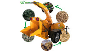 Weiwei Forestry Machine Mobile Branch Shredder1
