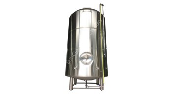 Standard Stainless Steel Storage Tank 120BBL Side Manhole Stainless Steel Serving Tank Jacketed Beer Brite Tank1