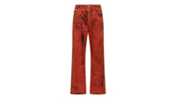Designer Dirty Wash Flare Loose Fit Men Pants Jeans Stretch Trousers for Men1