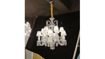 Luxury Italian Chandelier: 12 Lights Baccarat Crystal Pendant Light1
