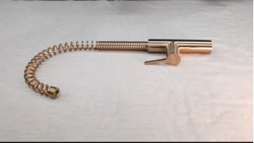 pvd plated copper spring kitchen faucet