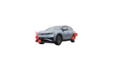 2024/2023/2022  ID4 Used Electric SUV Original Prime Blue Paint EV Car From  ID4 Line1