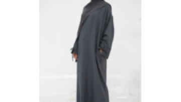 UNI Abaya 2025 EID Dubai Style  Womens Clothing Closed Abaya Bowknots Sleeve Islamic Clothing Abaya Women Muslim Dress1