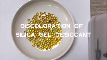 Industrial silica gel orange to green indicating desiccant 2-4mm for drying type A white orange blue silica gel1