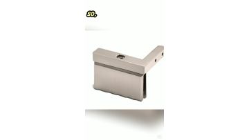 311H-90 L Wall Mount Shower Glass Door Pivot Hinges