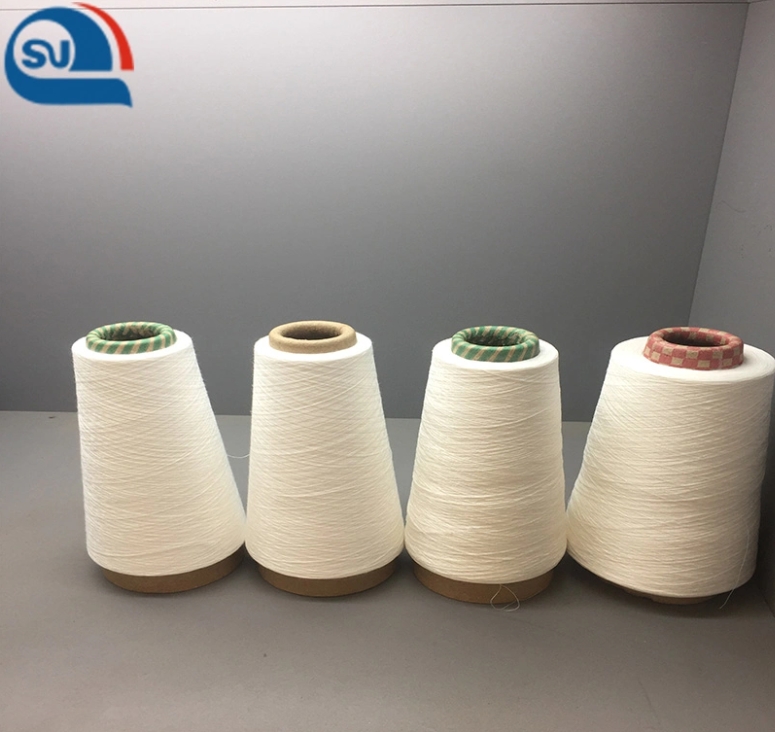 Soft cotton-polyester blended yarn