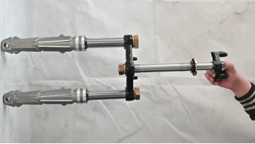 Inner spring knife shock absorber