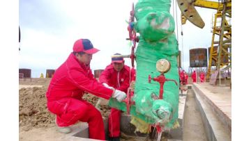 Oil field site
