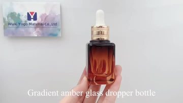 cuboid Glass Dropper Bottle