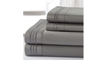 Luxury soft and dirt-proof hotel linen duvet cover and pillow case bedding sets in solid color1