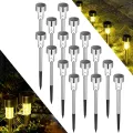 LED Cold White/Warm white Solar lamp Outdoor Solar Powered Pathway Lights Landscape Light For Lawn/Patio/Yard/Walkway/Driveway