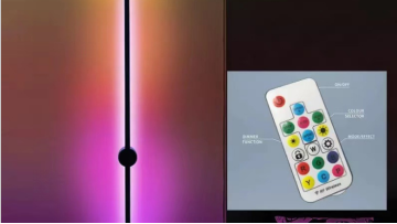 Modern LED Nordic RGB Colorful Dimming Line Wall Light Background Wall Light  Wall Sconce Atmostphere Ambient Light Holiday1