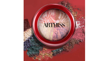 ARTMISS High Quality eye shadow beautiful 4 colors matte and Glitter Powder baked eyeshadow1