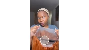 Ginger Orange Lace Front Wigs Human Hair 13x4 13x6 Glueless Full HD Lace Frontal Wig Virgin Brazilian Hair Transparent Lace Wig1