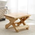 Vanzlife foldable solid wood stool chair portable train foldable stool adult organizing small chair folding bench