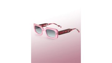 Rectangle Laminated Acetate Unisex Sunglasses 24A8165