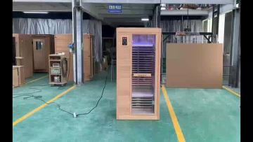 Canadian Hemlock Sauna Room with Carbon Plate Heater