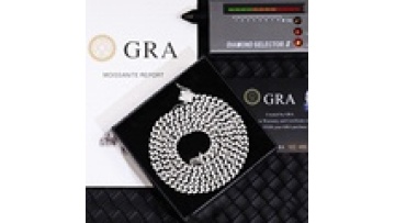 Men's 925 Sterling Silver Cuban Link Chain with Moissanite VVS Diamond Alternative1