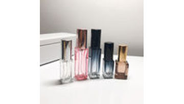 Oem Custom 5ml 10ml Rectangle Vintage Portable Empty Spray Glass Square 5ML Black Perfume Bottle With Metal Lid1