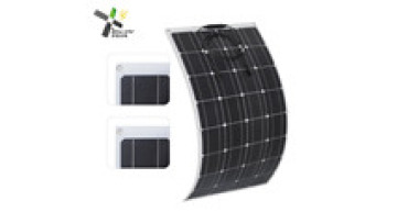New promotion panneaux solaires flexibles solar panel all black 90w 18v etfe monocrystalline cell semi flexible pv solar panel1