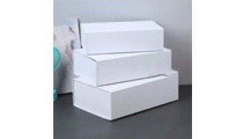 Hot Sales Magnet Foldable Folding White Magnetic Gift Box Garment Apparel Clothing Gift Packaging Box1