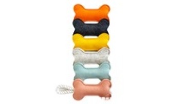 Popularity Molar Chew Teeth Cleaning Toys Felt Bone-Shape Dog Chewing Training Toys1