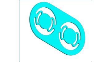 Diaphragm EPDM Rubber Spacer Membrane Gasket