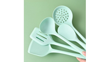 Food Grade Eco-friendly 5 Pieces customized Cooking Soft culinary kitchen ware silicone Utensil Set1