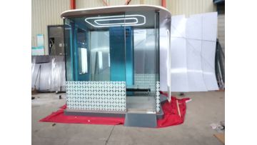 Toncom Air-Conditioned Bus Shelter (THC-213(WL) for Middle East Government Projects