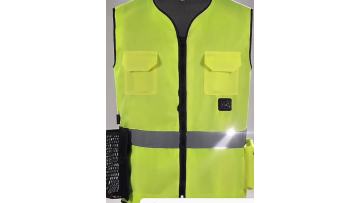 Integrated Cooling Vest, Fluorescent Yellow
