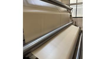 LIVITE 610GSM beige PVC coated fabric tent materials is in production.