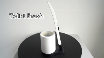Topwill New designer Disposable Toilet cleaner brush Cleaning System Storage Caddy Toilet brush with disinfection1
