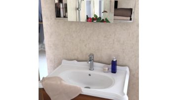 Stainless steel mirror cabinet