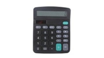 Custom Logo Solar Dual Power Business Calculator with Large Screen1