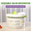 Manual Plastic Vegetable Dehydrator Plastic Big Salad Spinach Leaf Dryer Water Spinner Dryer Drainer Kitchen Salad Accessories
