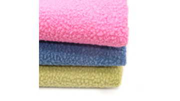 Good Quality Knitted Fabric 100%Polyester 390GSM Pure Color Brushed Polar Fleece Fabric for Winter Garments1