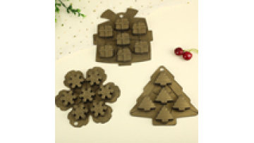 Three Styles Bakeware Handmade Pastry Biscuit Cake Silicone Cake Mold for Christmas1