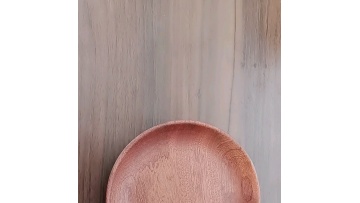 Natural Wooden Steak Wood Food Serving Charger Plate Restaurant hotel snack plate Hot sale Round Wood Plate1