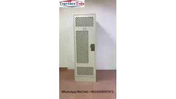 High security ventilated metal lockers