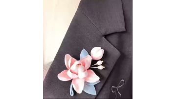 Exquisite velvet brooch