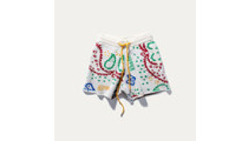High Quality Printed Gym Shorts Custom Logo Men Blank Short Mesh Shorts Hot Shorts 100% Cotton Casual T/T1