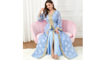 Turkey EID Modest Dubai Abaya for Girl Kimono Muslim Women Dress Luxury Cute1