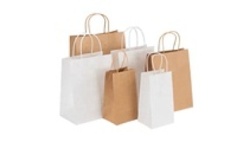 Customized kraft paper bag clothing bag milk tea printed logo takeaway packaging clothes shopping gift tote1