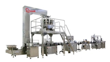 Packaging automation solutions filling capping and labeling machine1