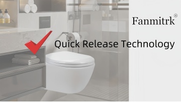 Fanmitrk Quick Release Toilet Seat 