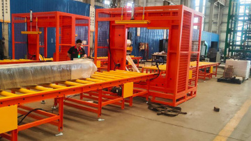 Aluminum tube horizontal wrapping machine