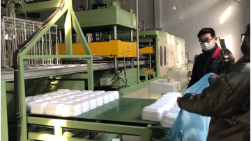 Export to  Egypt disposable foam plates making machine for PS foam dish1